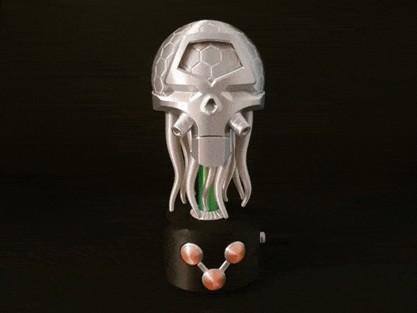 Brainiac Skull Ship - Classic version with moving tentacles