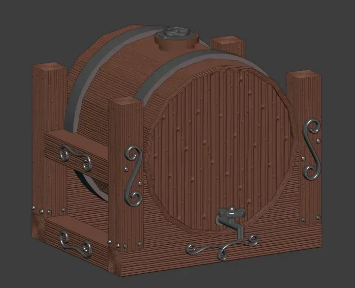 Wooden Brewing Keg