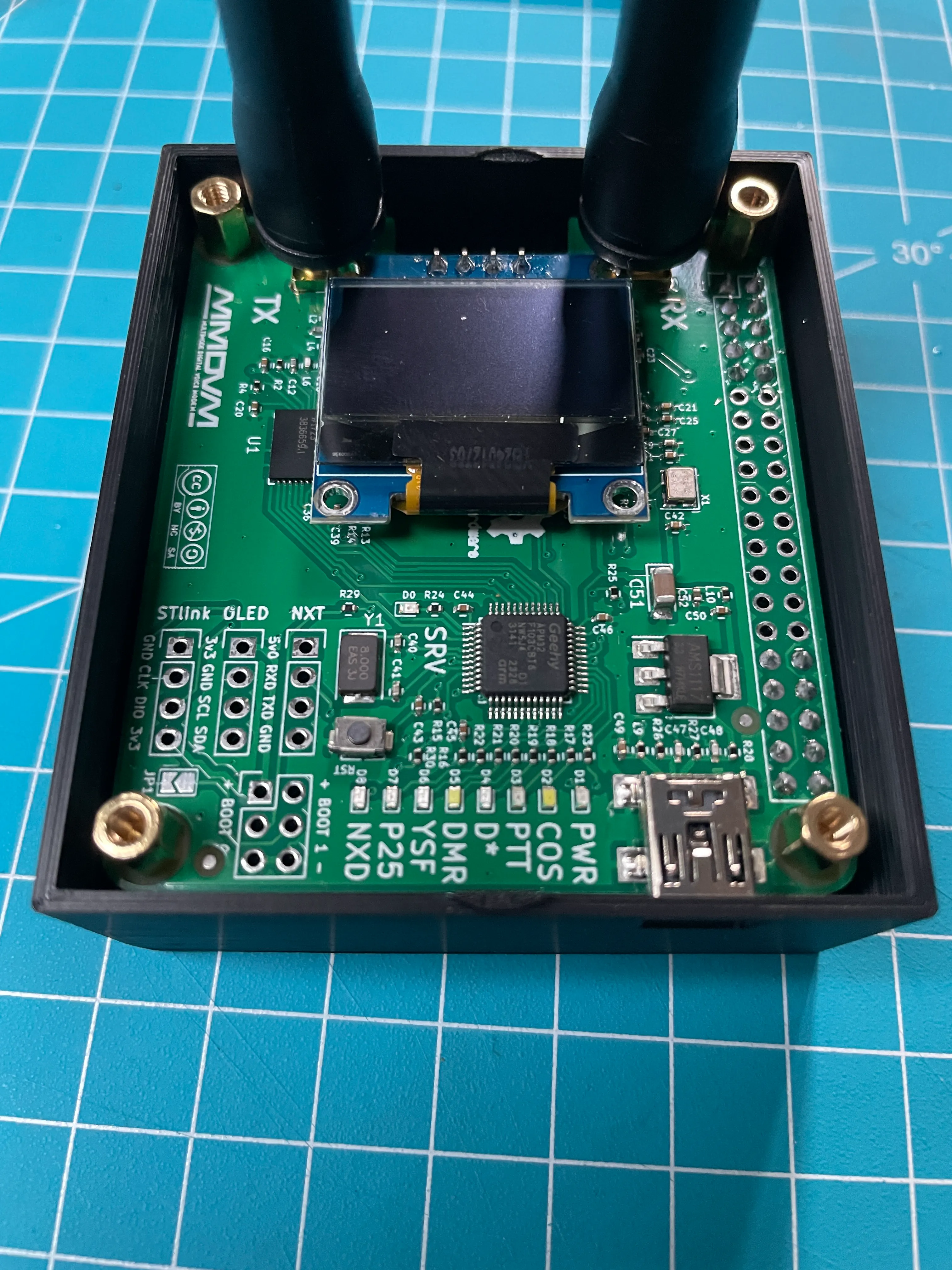 MMDVM Hotspot Pi Zero Duplex Dual HAT Modem
