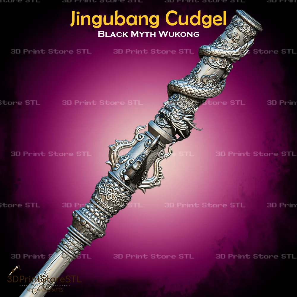 Jingubang Cudgel Cosplay Black Myth Wukong - STL File