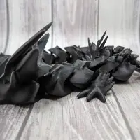 'HORNY DRAGON' - PRINT-IN-PLACE, ARTICULATED DRAGON-4