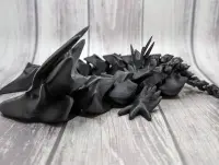 'HORNY DRAGON' - PRINT-IN-PLACE, ARTICULATED DRAGON-4
