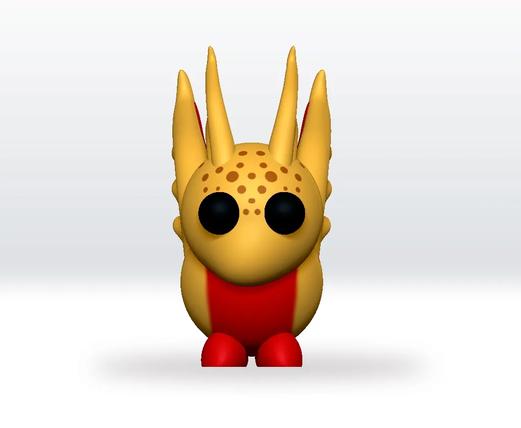 Sunglider Roblox Adopt Me Pet STL file 3D Model,3mf file