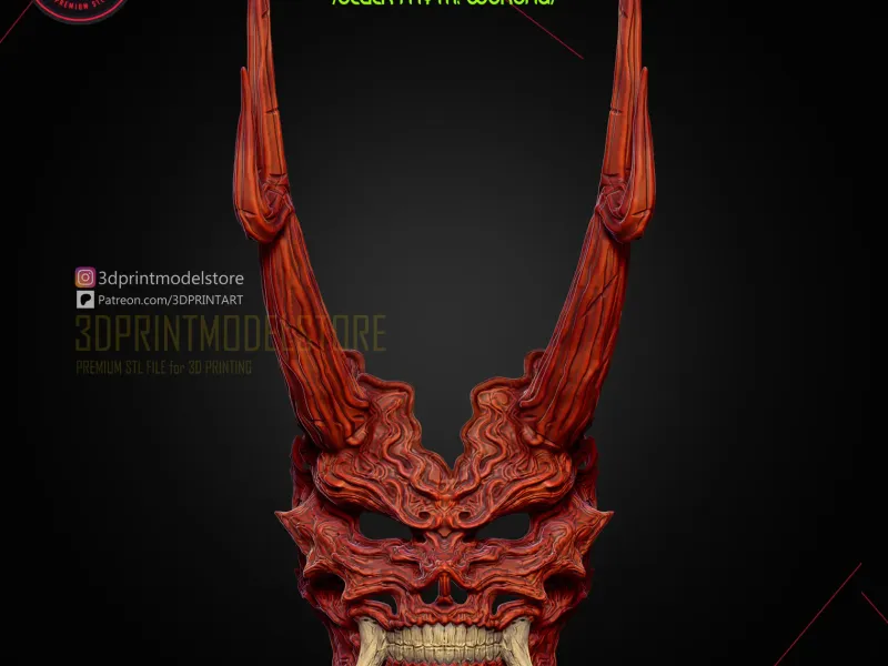 Black Myth Wukong - Dreadfire Yaksha Mask - Premium STL