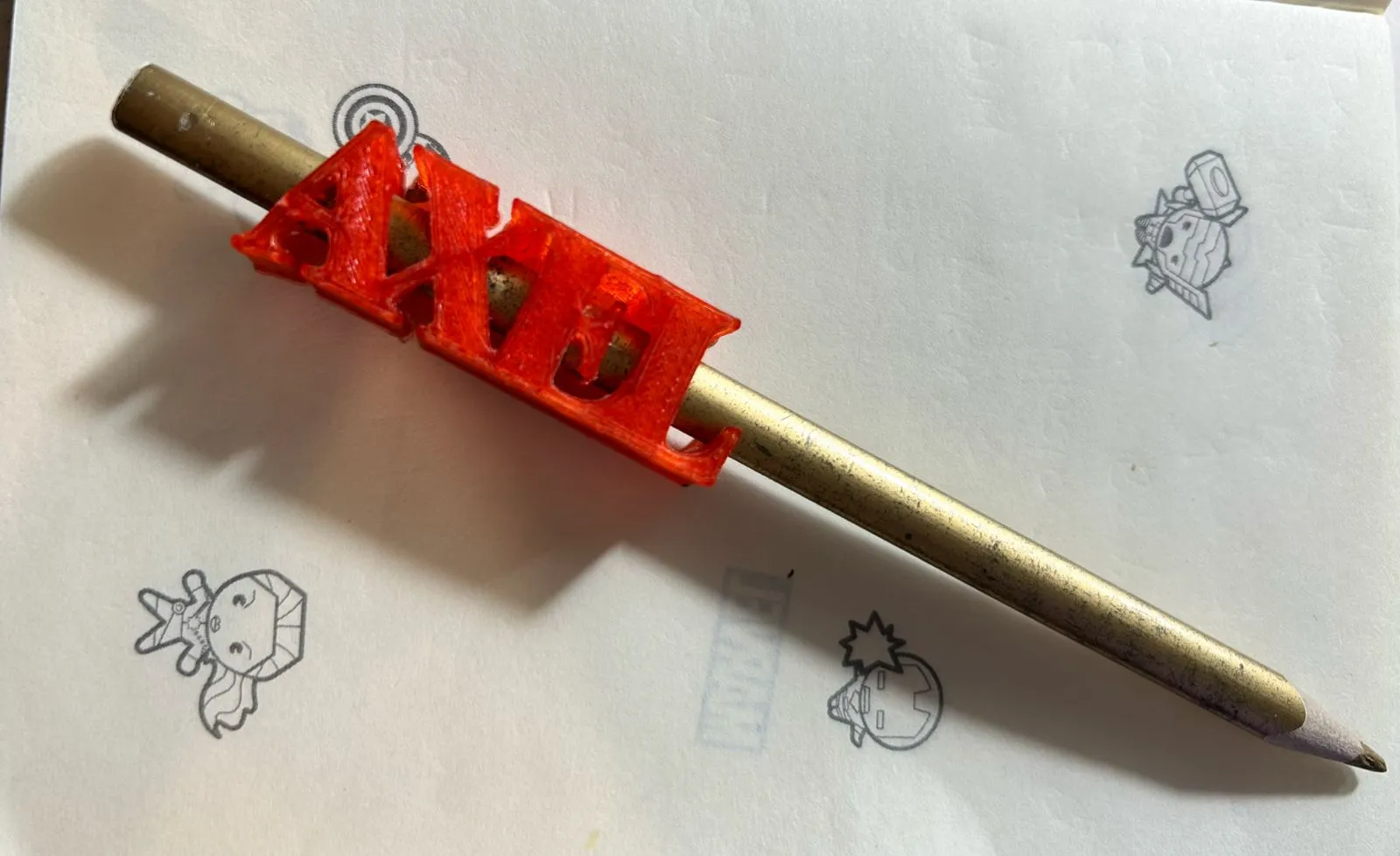 PENCIL NAME ACCESORY SET