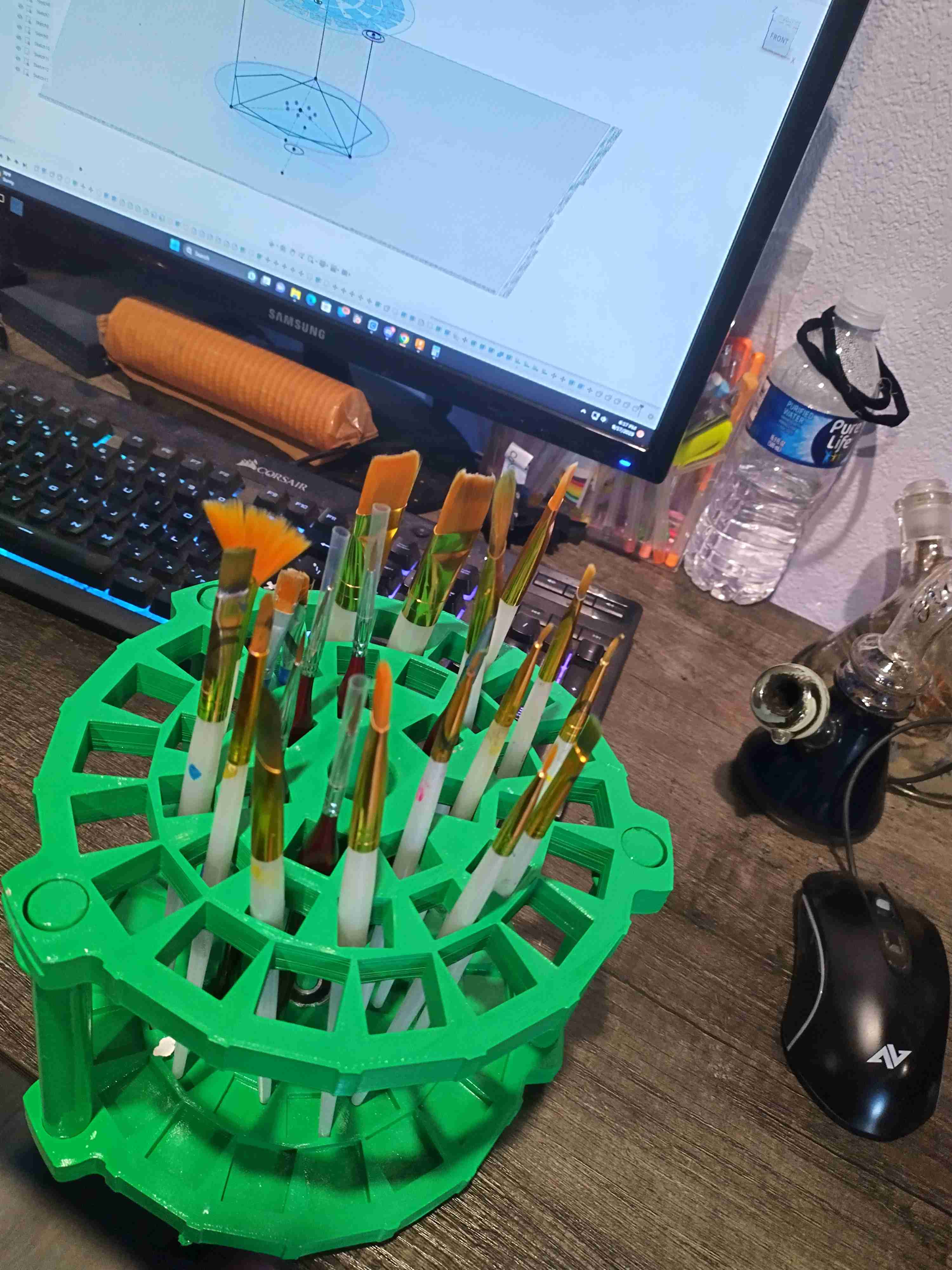 Paint brush Holder | 3D models download | Creality Cloud