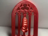 Jumping spider Gothic window Perch-3