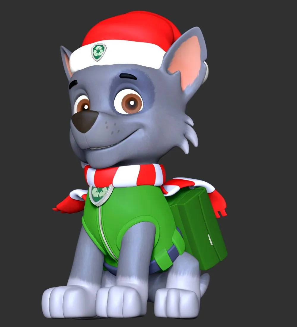 Rocky paw patrol 3D model 3D printable