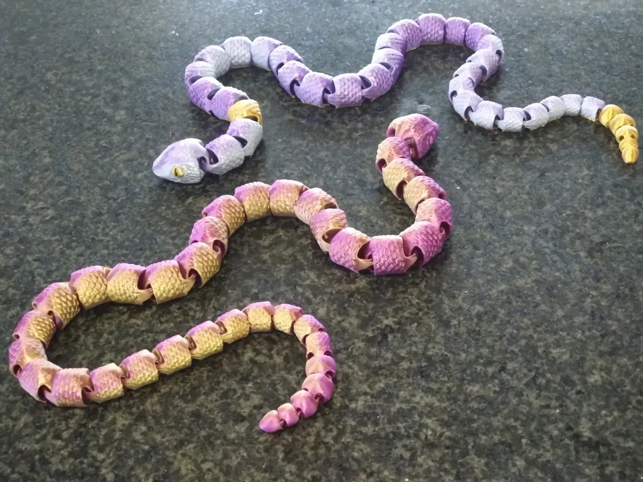 Articulated Ekans and Arbok Snake Toys