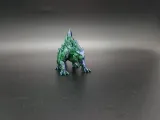 Crystal Emerald Dragon Miniature - DnD RPG Fantasy-1