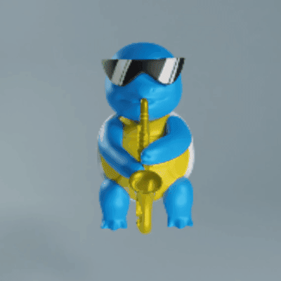 POKEMON SQUIRTLE SAXOFÓN