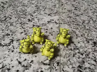 Pokemon Sandshrew & Sandslash (#27 & #28) - 3D Printing!