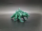 Crystal Emerald Dragon Miniature - DnD RPG Fantasy-5