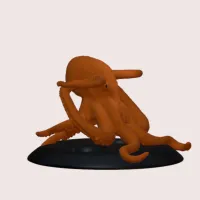 octopus pen holder 🐙 🖊️-2