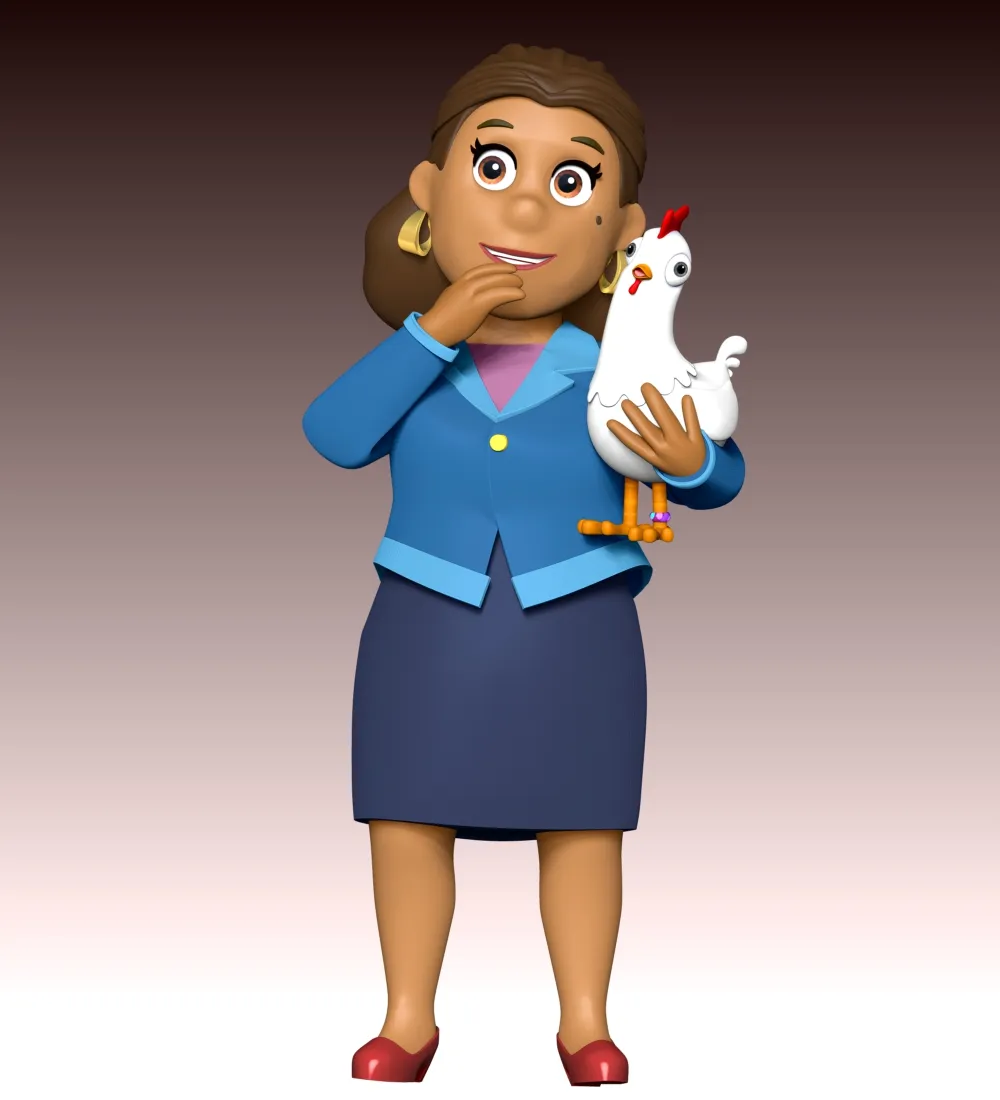 Mayor Goodway And Chickaletta - Paw Patrol