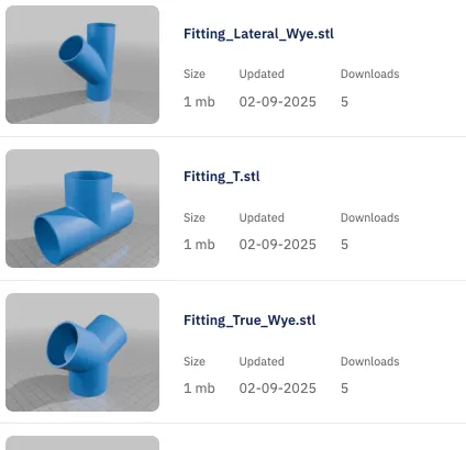 PCV fittings 1.75"/45mm Dust Collection Pipe Fittings+Access