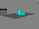 Shower Cabin Hinge 3D model (PRINTABLE)-1