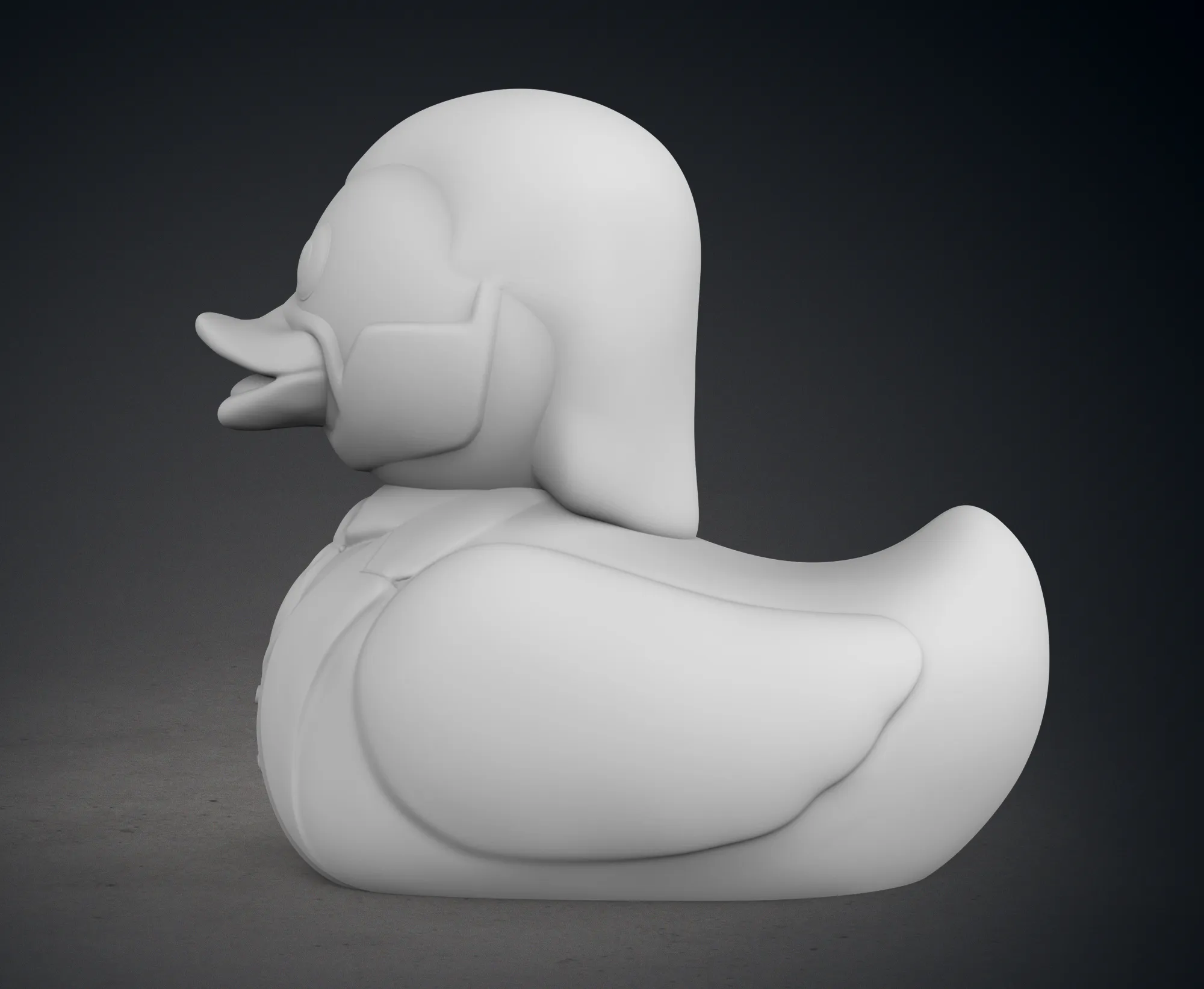 Cute John Wick Rubber Duck