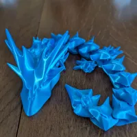 'HORNY DRAGON' - PRINT-IN-PLACE, ARTICULATED DRAGON-2