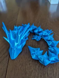 'HORNY DRAGON' - PRINT-IN-PLACE, ARTICULATED DRAGON-2