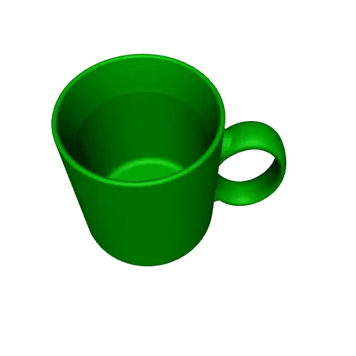 cup with handle (grey)