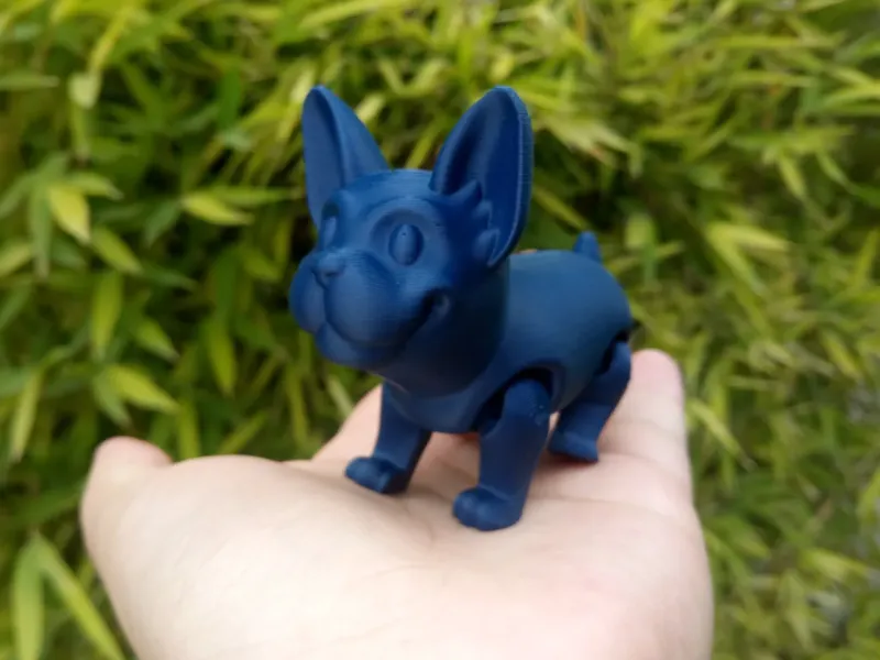 Flexy Cute French Bulldog - Print In Place No Support