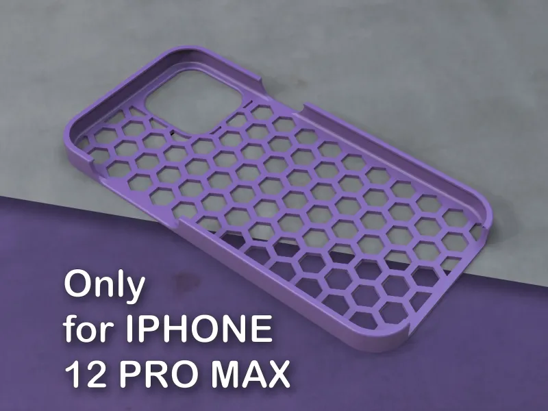 Coque pour iPhone 12 Pro Max - Design hexagonal