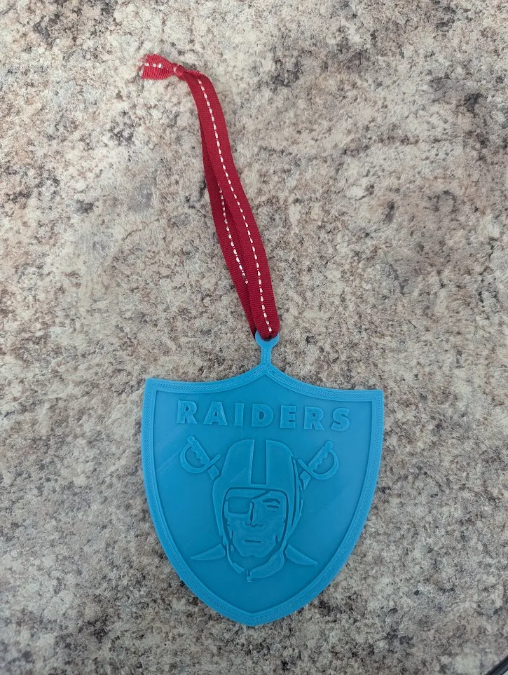 Las Vegas Raiders Christmas Ornament