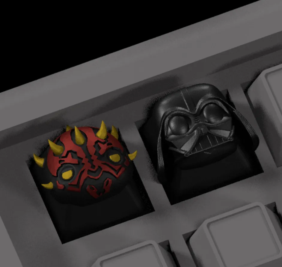 Starwars keycaps - Darth vader - Darth maul