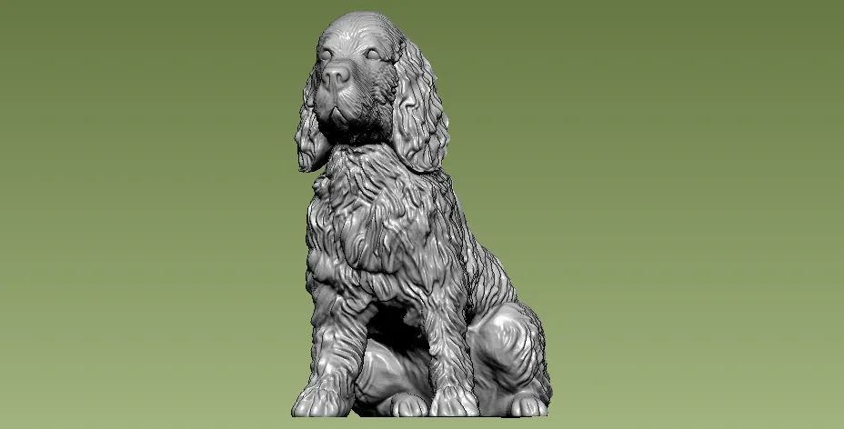 Yorkshire Terrier Dog - statue - 3D print