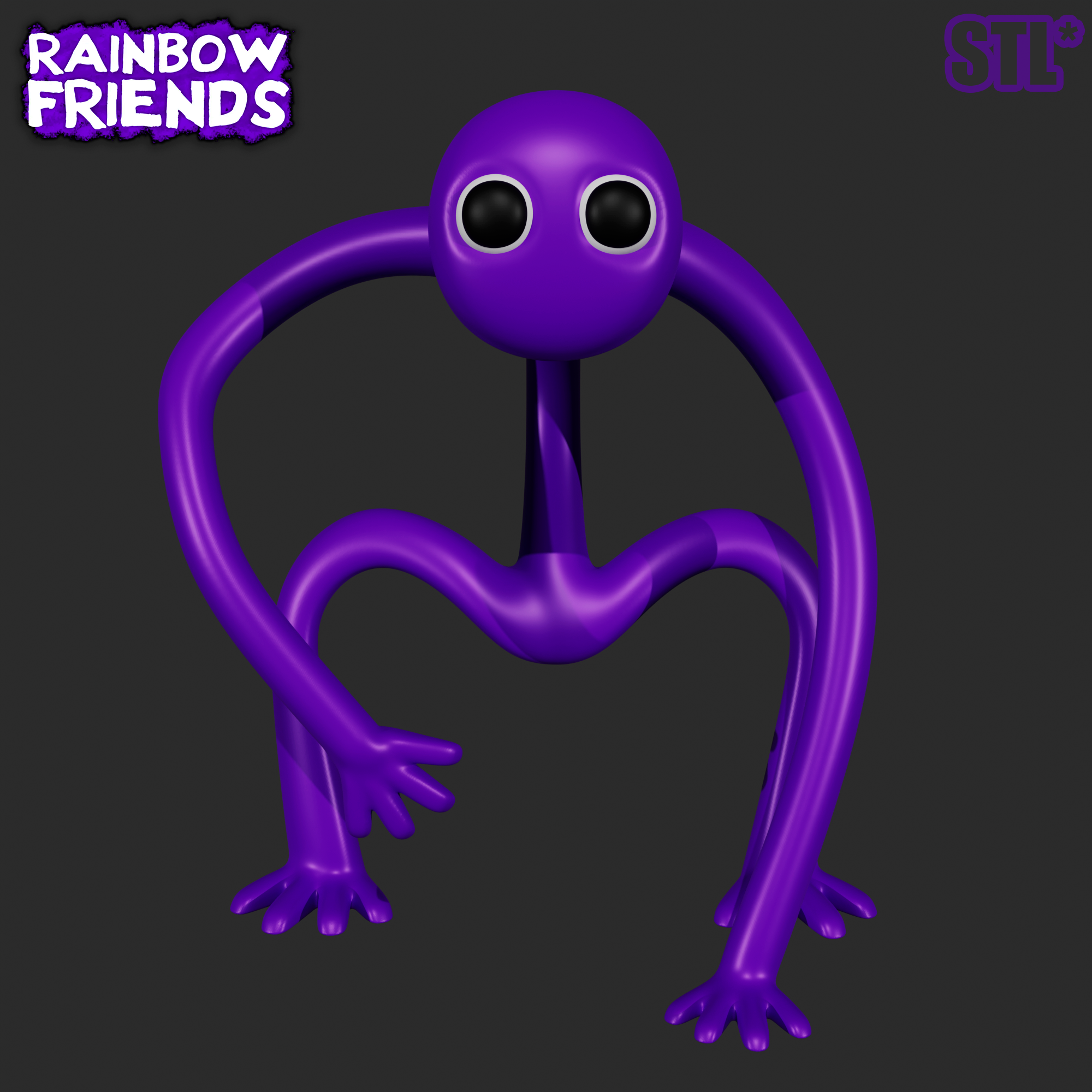 Rainbow friends Chapter 2 Purple Jumpscare 