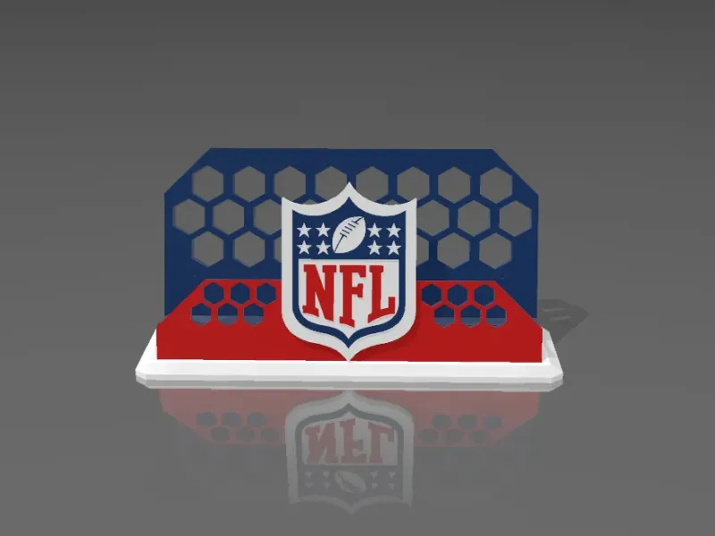NFL graded card display
