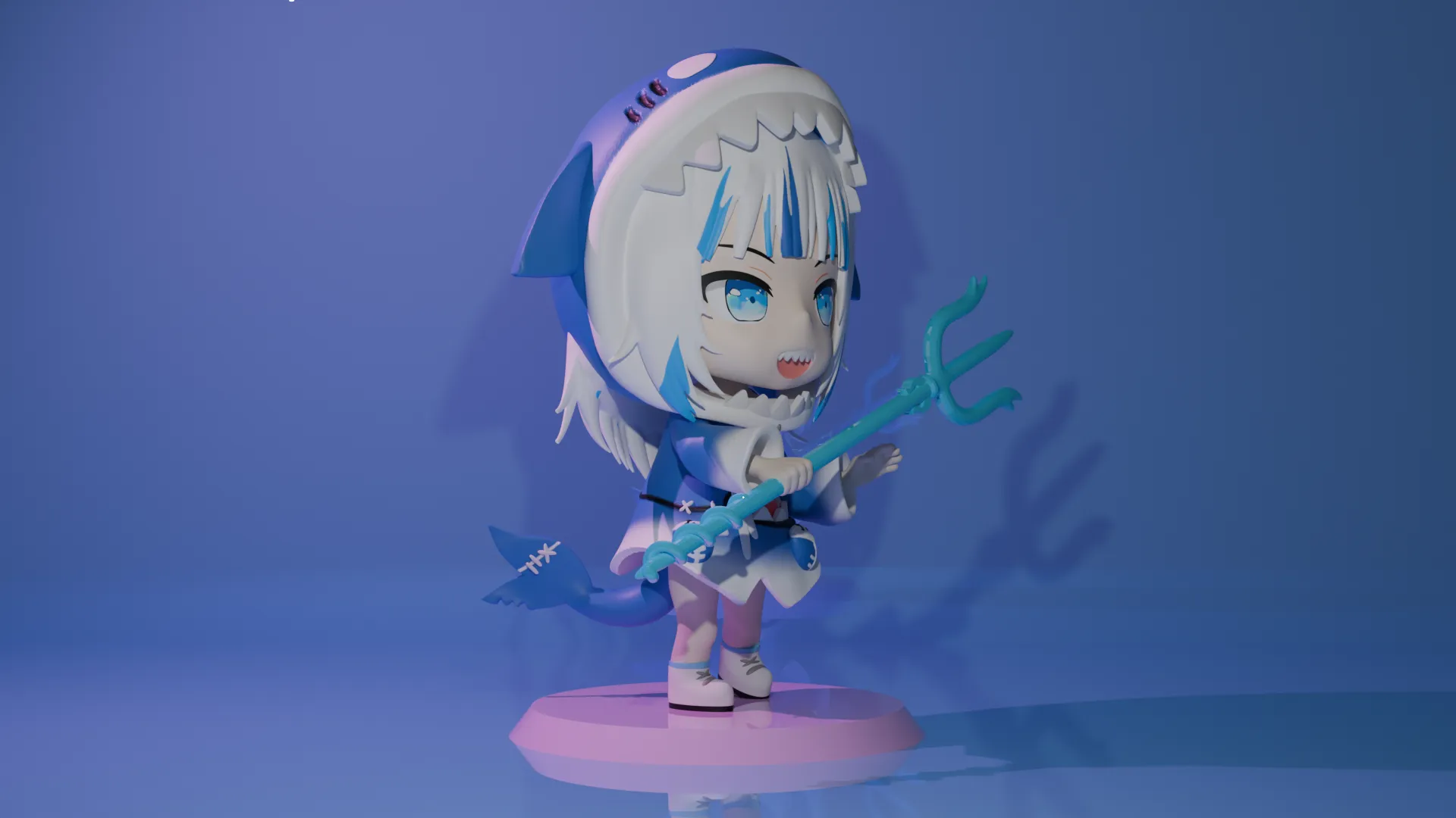 GAWR GURA CHIBI | 3D models download | Creality Cloud