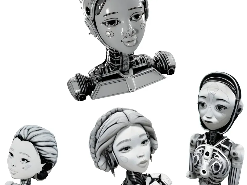 AstroDroid Girl Bust Collection