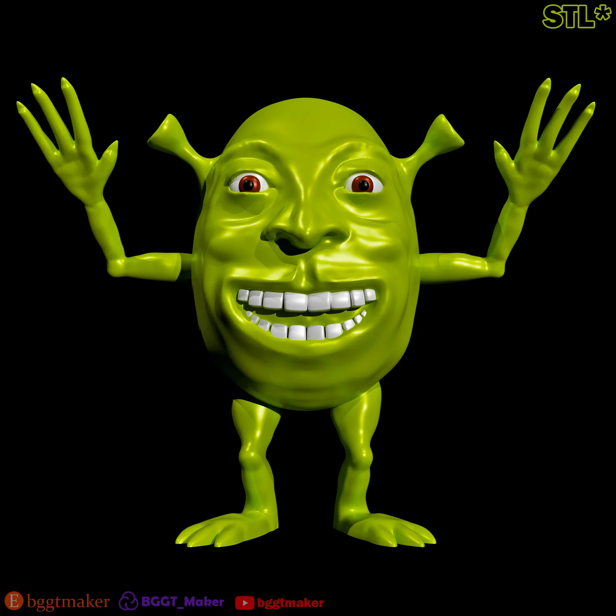 Shrek Wazowski - Meme Character | Mike Wazowski Shrek Memes