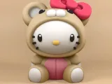 hello kitty bear costume-0