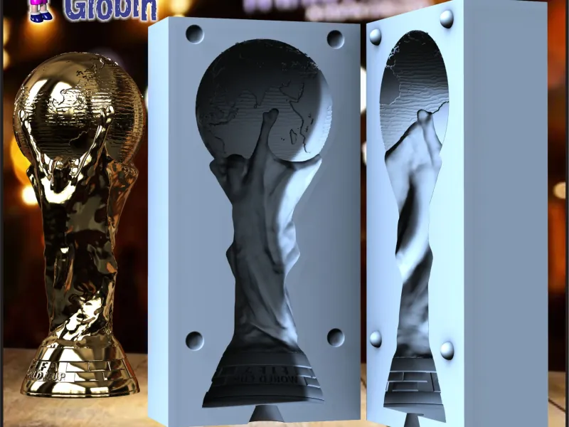 MOLDE PARA YESO - WORLD CUP