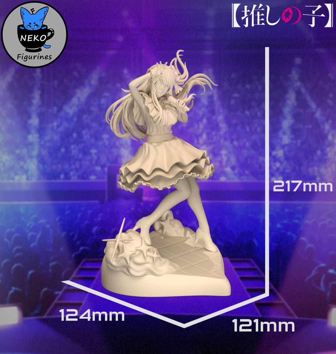 Hoshino Ai - Oshi No Ko Anime Figurine for 3D Printing