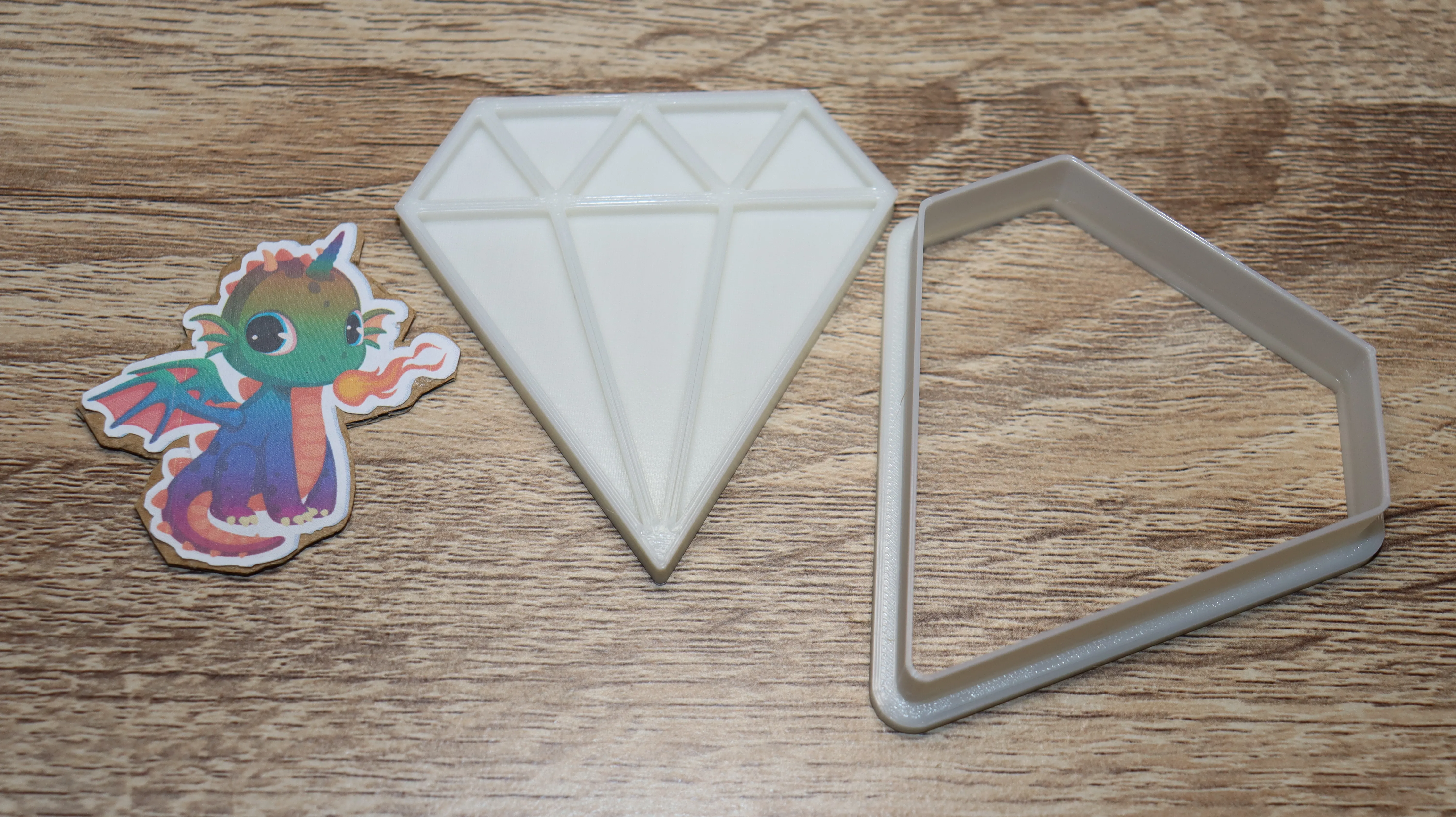 3D Printer Files | 3MF File | cookie cutter diamond | Creality Cloud