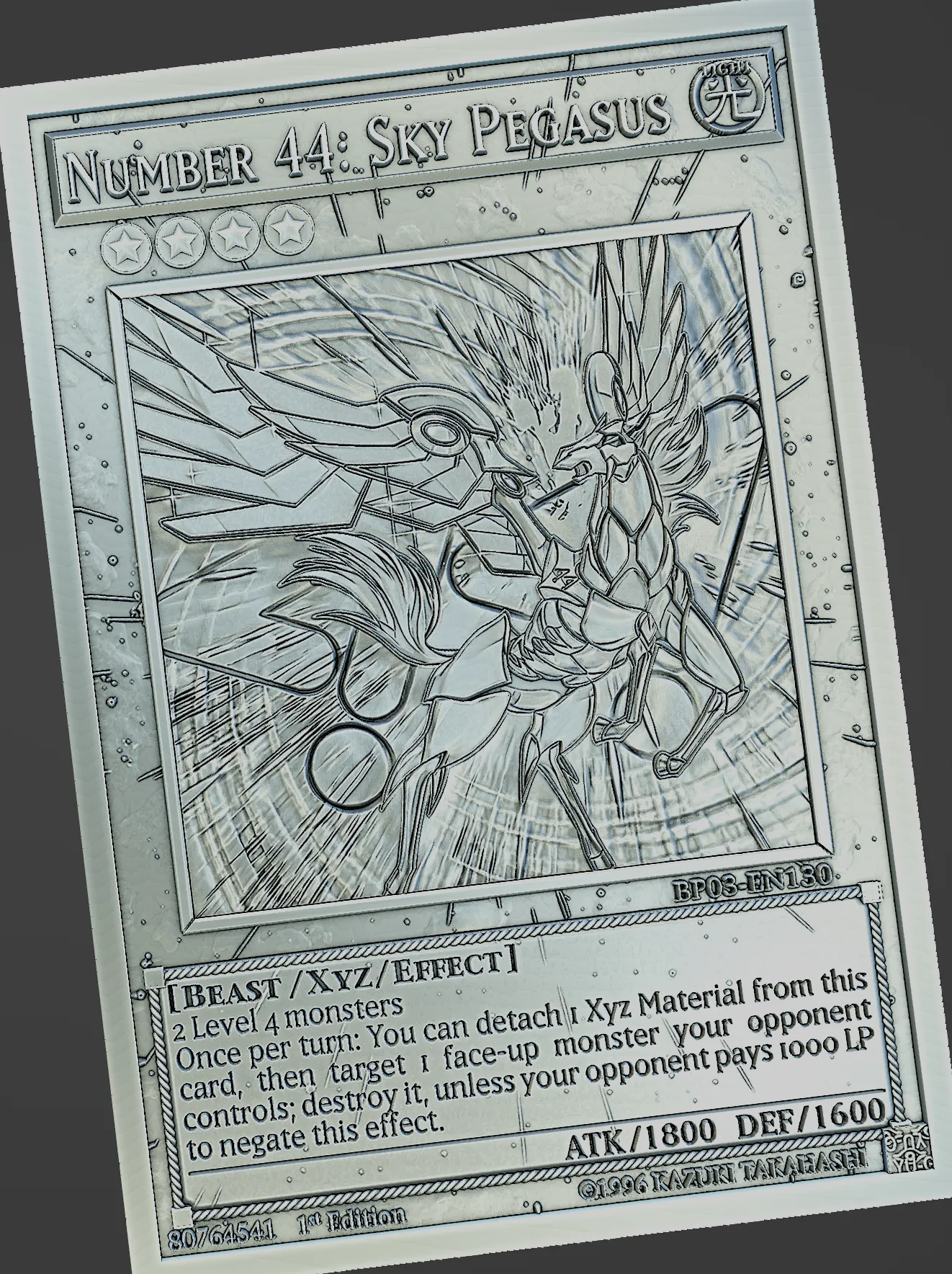 Number 44: Sky Pegasus - yu-gi-oh!