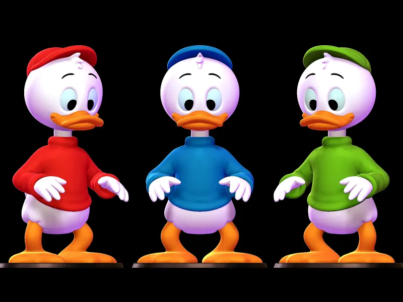 Huey, Dewey, and Louie - Ducktales