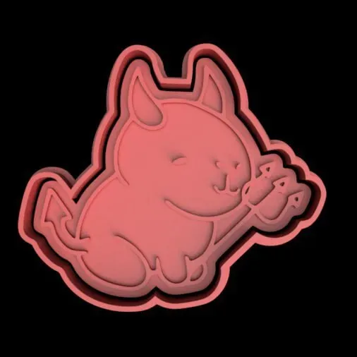 Cortante + Estampa de Carpincho / Capybara Cutter + Stamp