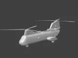 Ch46 Military helicopter-0