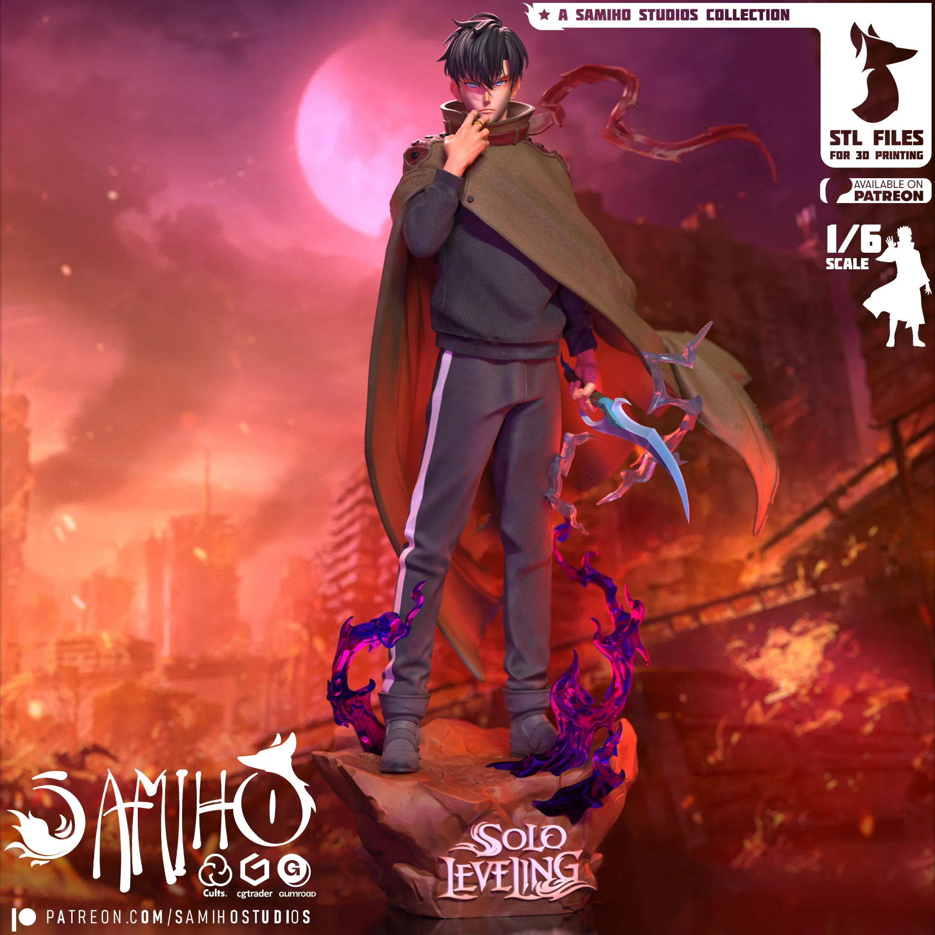 Characters & Creatures STL Download - Samiho Studios - Sung Jin