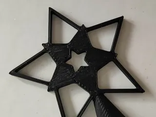 Christmas tree top star.