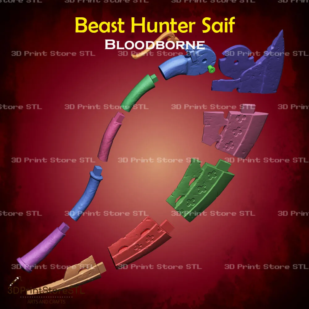 Beast Hunter Saif Cosplay Bloodborne - STL File