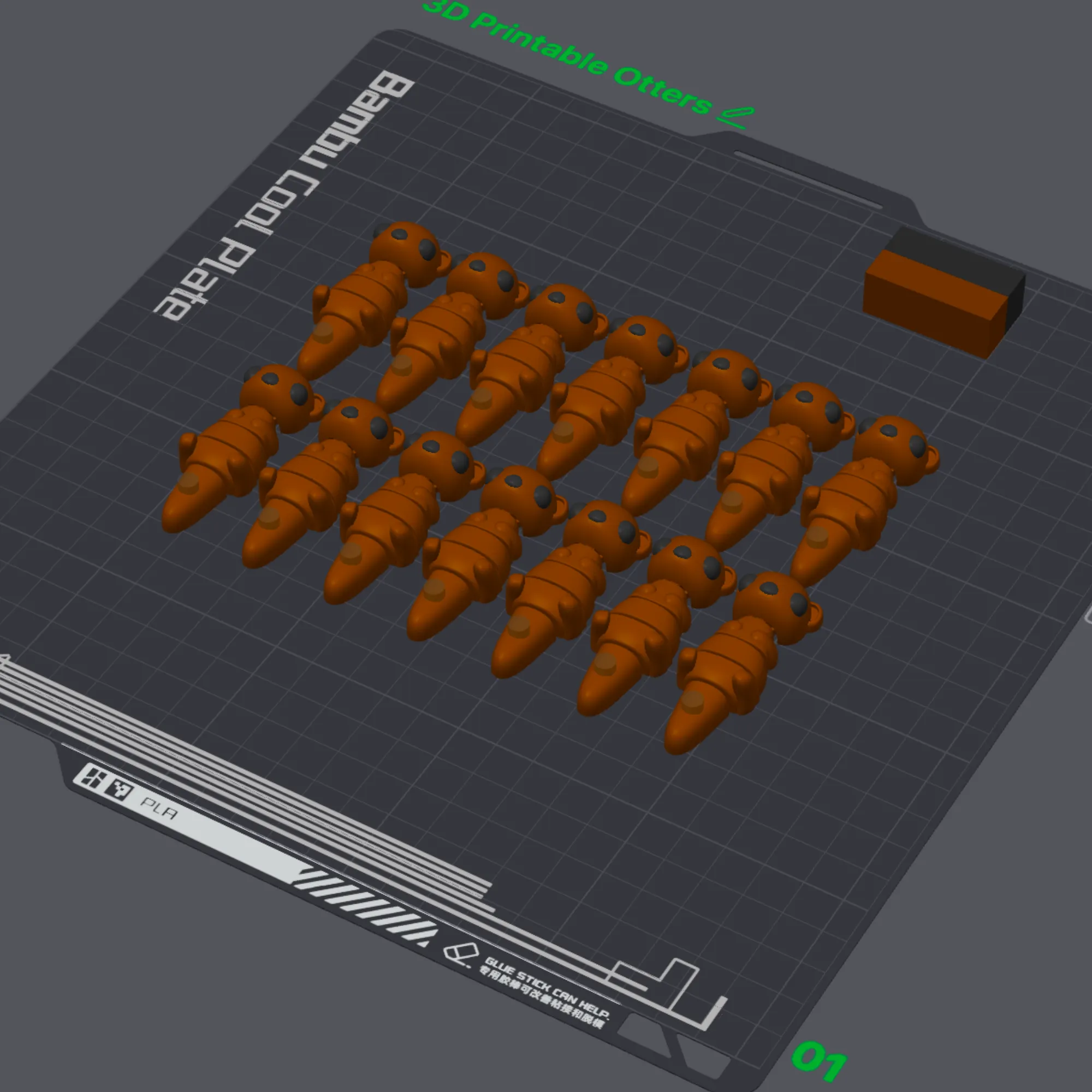 3D Printable Articulated Otter
