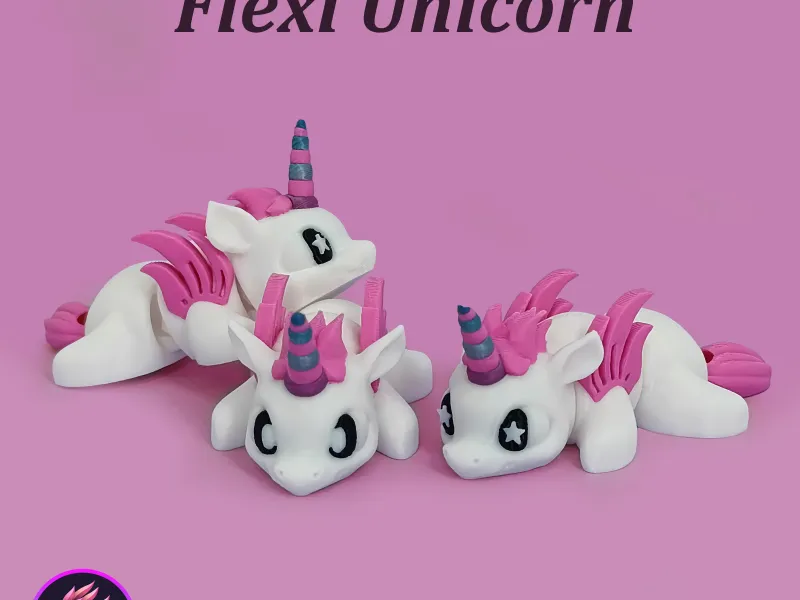 Licorne Flexi par PinkyWings