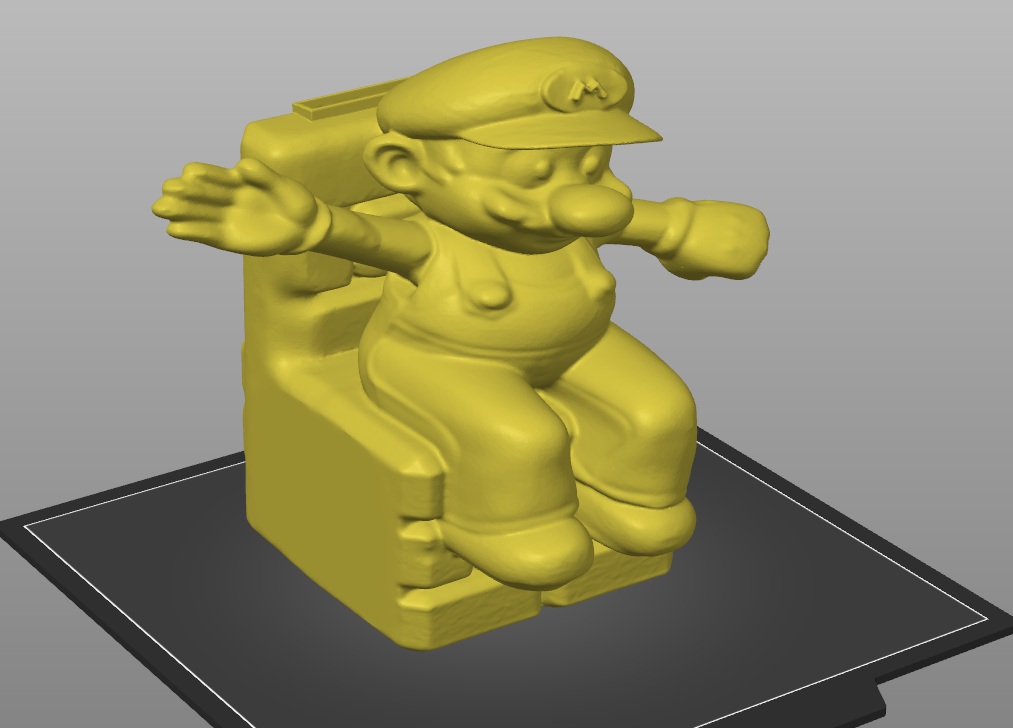 Paper Mario Models MARIO SITTING bank | 3D models download | Creality Cloud
