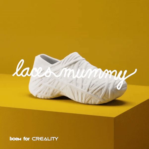 Laces Mummy | Print in place shoe for flexible filaments